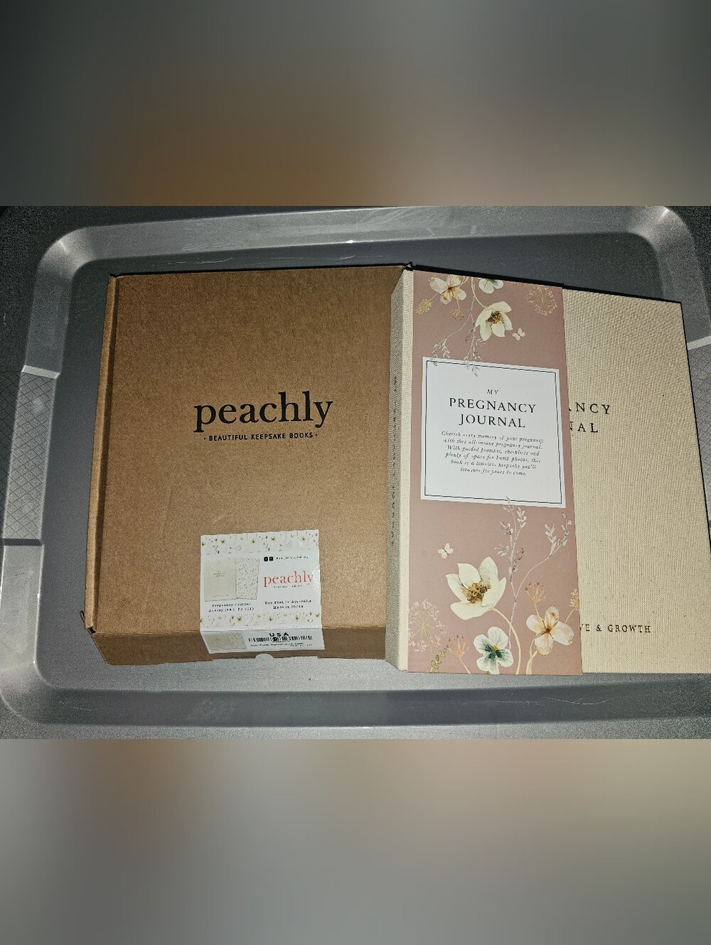 Peachly Pregnancy Journal Audrey NEW